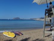 Curso de iniciación Stand Up Paddle Surf en la Playa de El Portet en Moraira