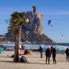 QUE BUEN ESPECTACULO NOS DIERON LOS KITESURFISTAS EN CALPE, COSTA BLANCA